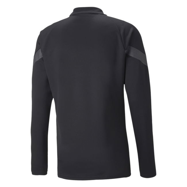 2022-2023 AC Milan Half Zip Training Top (Black) - Kids