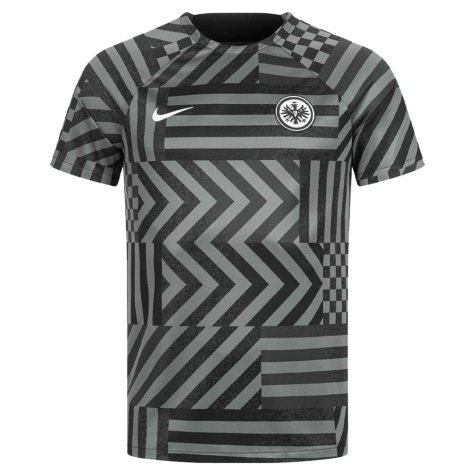 2022-2023 Eintracht Frankfurt Pre-Match Shirt (Black) (BORRE 19)