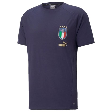 2022-2023 Italy Coach Casuals Tee (Peacot) (BARELLA 18)