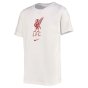 2022-2023 Liverpool Crest Tee (White) (DARWIN 27)