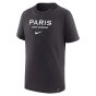 2022-2023 PSG Swoosh T-Shirt (Black) - Kids (SERGIO RAMOS 4)