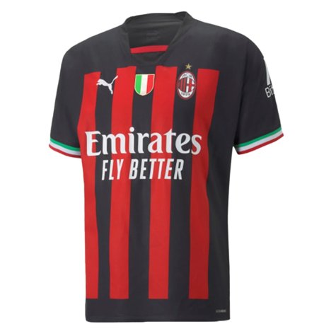 2022-2023 AC Milan Authentic Home Shirt (SHEVCHENKO 7)