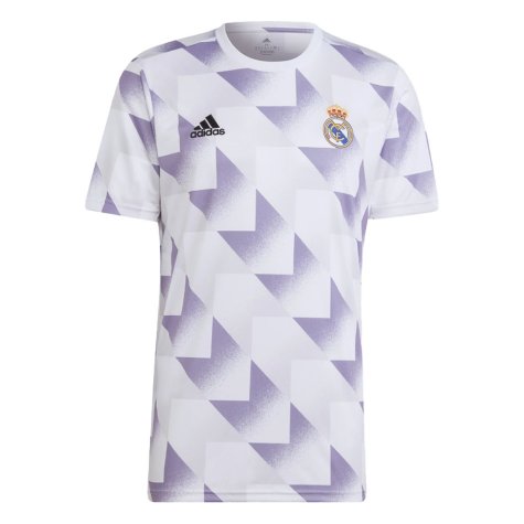 2022-2023 Real Madrid Pre-Match Shirt (White) (VALVERDE 15)