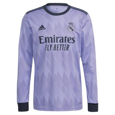 2022-2023 Real Madrid Authentic Long Sleeve Away Shirt (ZIDANE 5)