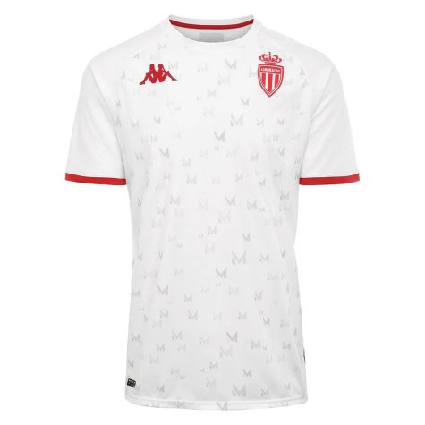 2022-2023 Monaco Warm Up Shirt (White) (Your Name)