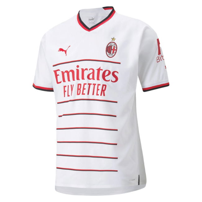 2022-2023 AC Milan Authentic Away Shirt (Your Name)