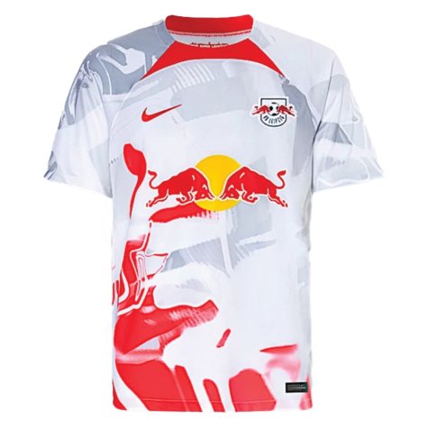 2022-2023 Red Bull Leipzig Home Shirt (White) - Kids (MUKIELE 22)