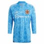 2022-2023 Man Utd Home Goalkeeper Shirt (Blue) (Your Name)