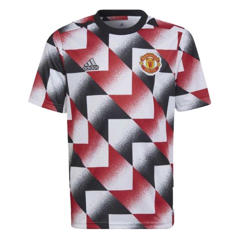 2022-2023 Man Utd Pre-Match Shirt (White) - Kids (Sabitzer 15)