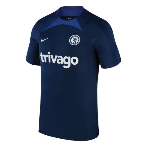2022-2023 Chelsea Training Shirt (Navy) (ZIYECH 22)