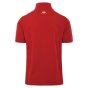 2022-2023 Monaco Zip Polo Shirt (Red)