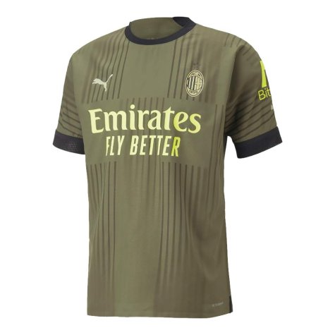 2022-2023 AC Milan Authentic Third Shirt (R LEAO 17)