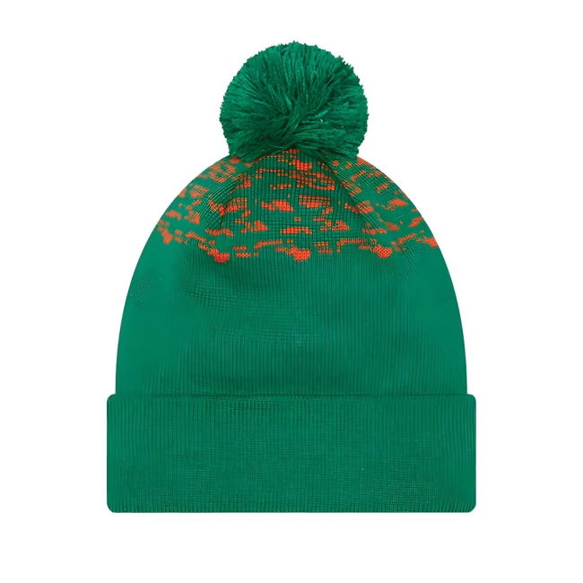 2022-2023 Ireland FAI Marl Bobble Cuff Beanie (Green)