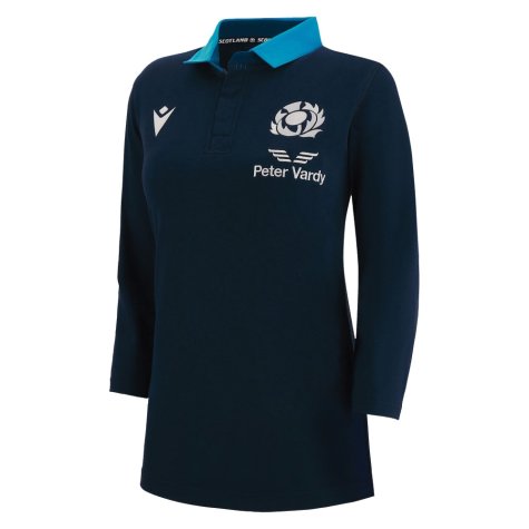 2022-2023 Scotland Home Cotton Rugby Shirt (Ladies) (Your Name)