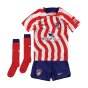 2022-2023 Atletico Madrid Little Boys Home Shirt (CUNHA 9)