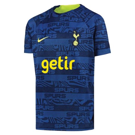 2022-2023 Tottenham Pre-Match Training Shirt (Indigo) - Kids (HOJBJERG 5)