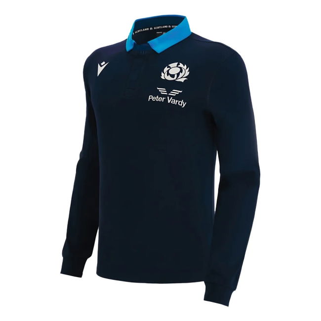 2022-2023 Scotland Rugby Cotton LS Shirt (Kids) (Your Name)