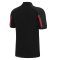 2022-2023 Wales Travel Polo Shirt (Black)