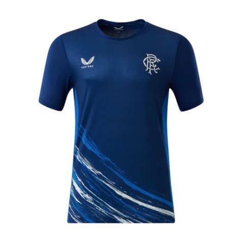 2022-2023 Rangers Matchday Short Sleeve T-Shirt (Navy) (R MATONDO 17)