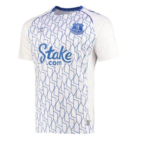 2022-2023 Everton Home Pre-Match Shirt (White) (HOLGATE 4)