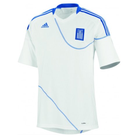 2010-2011 Greece Home Shirt (Salpingidis 14)