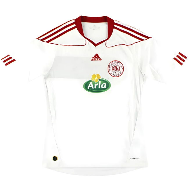 2010-2011 Denmark Away Shirt (Your Name)