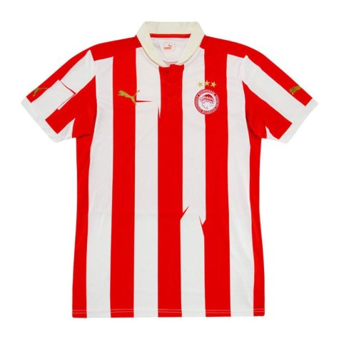 2012-2013 Olympiakos Home Shirt (Saviola 7)