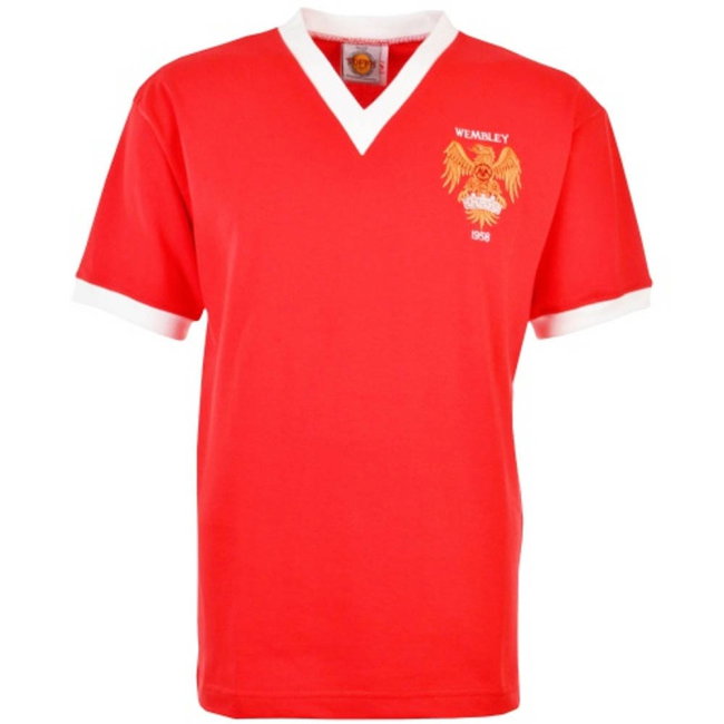 Manchester Reds 1958 FA Cup Final Retro Shirt (Your Name)
