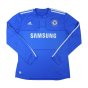 2009-2010 Chelsea Long Sleeve Home Shirt (Your Name)