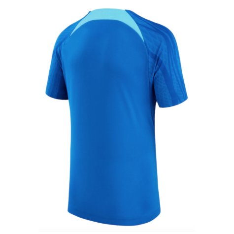 2022-2023 England Strike Dri-FIT Training Shirt (Blue) (Sterling 10)