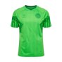 2022-2023 Denmark Home Goalkeeper Shirt (Green) - Kids (Your Name)
