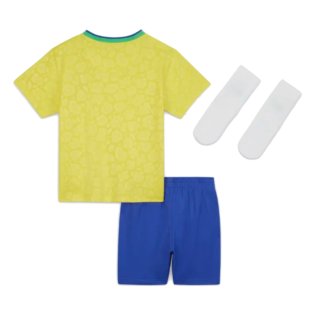 2022-2023 Brazil Home Little Boys Mini Kit [DN0878-740] - Uksoccershop