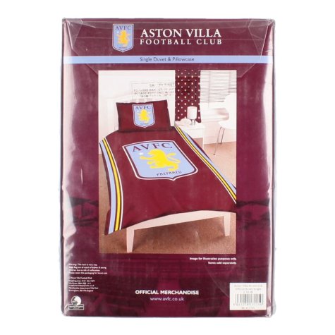 Aston Villa Single Duvet Cover