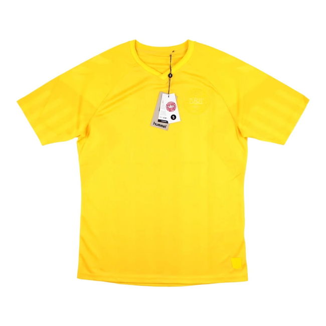 2022-2023 Denmark Away Goalkeeper Jersey (Yellow) (O Christensen 16)