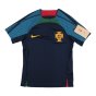 2022-2023 Portugal Dri-Fit Training Shirt (Navy) (Bernardo 10)