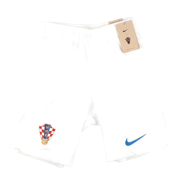 2022-2023 Croatia Home Shorts (White)