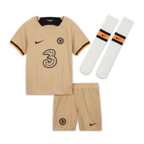 2022-2023 Chelsea Third Little Boys Mini Kit (B. Badiashile 4)