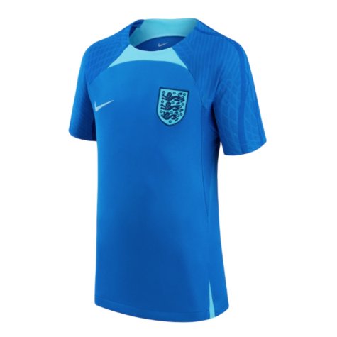 2022-2023 England Strike Training Shirt (Blue) - Kids (Foden 20)