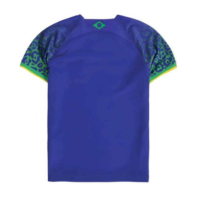 2022-2023 Brazil Away Little Boys Mini Kit (Your Name)