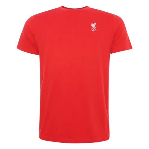 Liverpool Mens Red Liverbird Emblem Tee (Your Name)