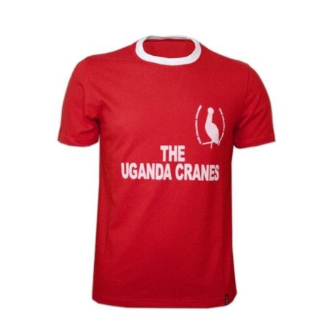 Uganda 1980s Short Sleeve Retro Football Shirt (Your Name)