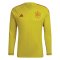 2022-2023 Spain Home Goalkeeper Shirt (Yellow) (Your Name)