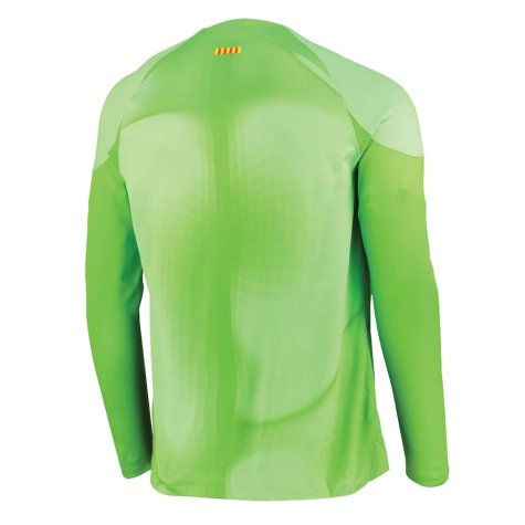 2022-2023 Barcelona Goalkeeper Shirt (Green) - Kids