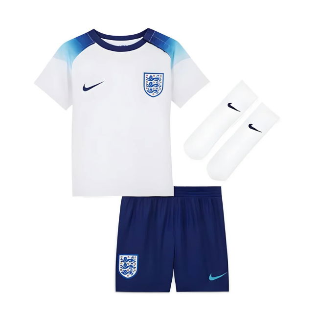 2022-2023 England Home Little Boys Mini Kit (Beckham 7)