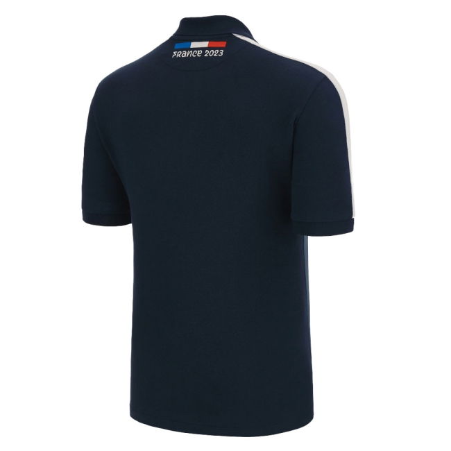 RWC 2023 Fance Cotton Poly Polo Piquet Shirt (Navy)