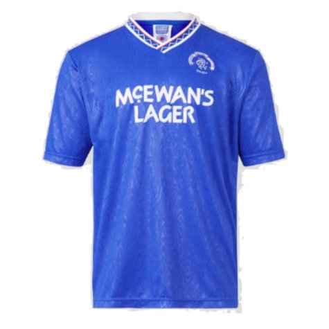 Rangers 1990 Home Retro Football Shirt (Johnston 9)
