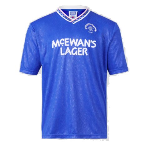 Rangers 1990 Home Retro Football Shirt (Butcher 6)