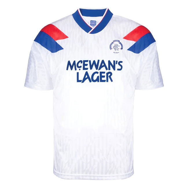 Rangers 1990 Away Retro Football Shirt (Your Name)