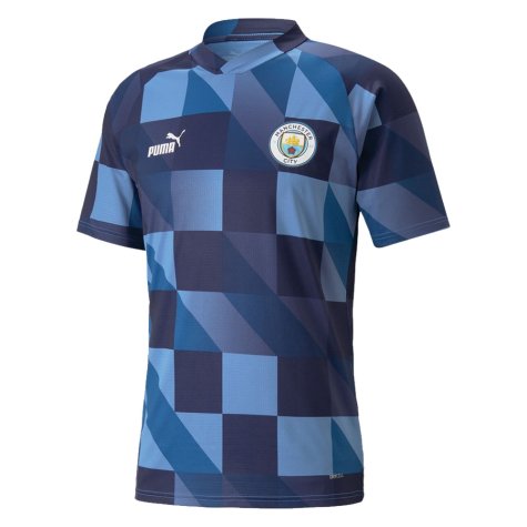 2022-2023 Manchester City Pre-Match Jersey (Blue-Navy) (Gundogan 8)