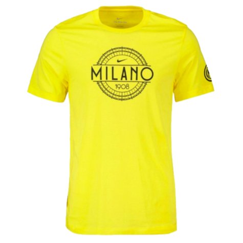 2022-2023 Inter Milan Voice Tee (Yellow) (MILITO 22)